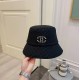 Chanel Bucket Hat In Jacquard With Chain Logo 2 Colors
