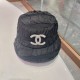 Chanel Bucket Hat With Strass Logo 2 Colors