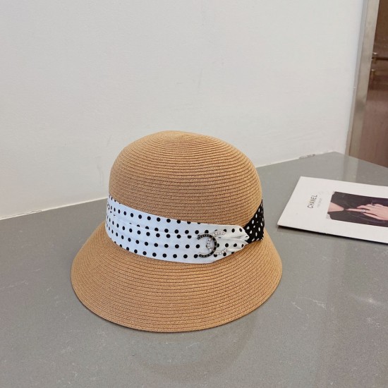 Chanel Bucket Hat in Straw 3 Colors