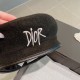 Dior Beret In Wool With Embroidery Logo