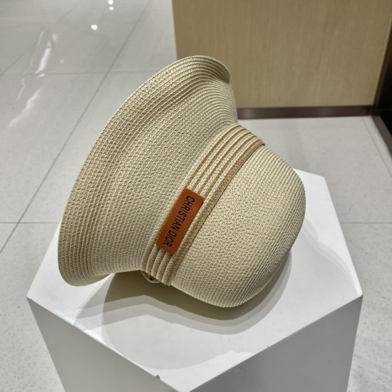 Dior Brim Bucket Hat In Straw 3 Colors