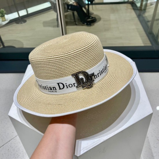 Dior Brim Bucket Hat In Straw 5 Colors