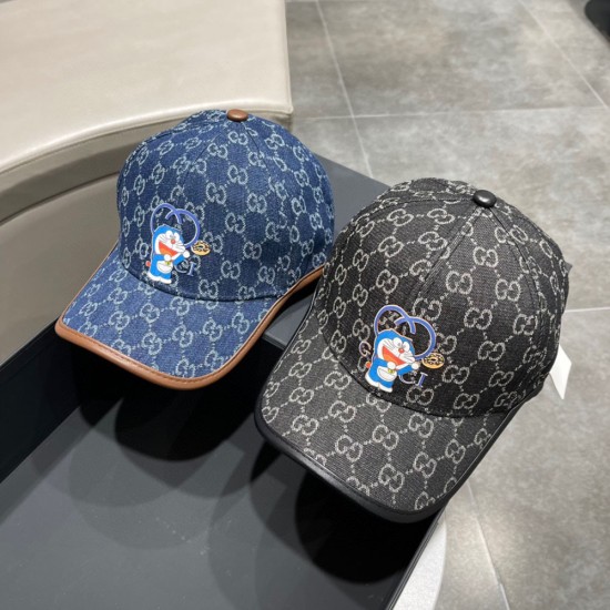 Gucci GG Denim Baseball Hat 2 Colors