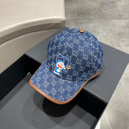 Gucci GG Denim Baseball Hat 2 Colors