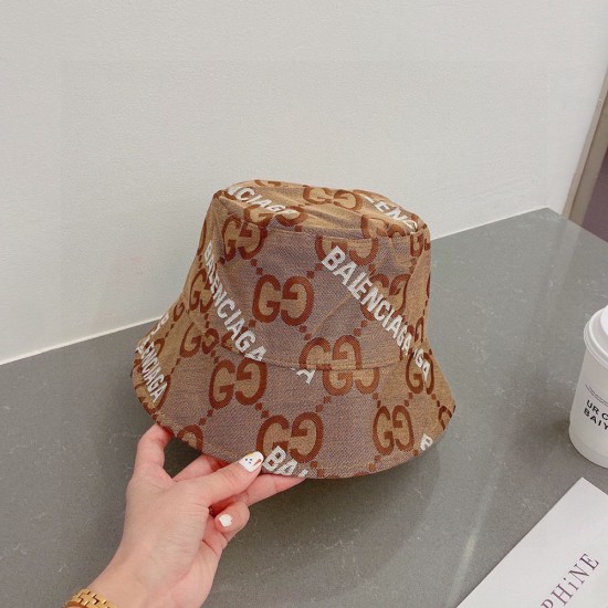 Gucci X Balenciaga Jumbo GG Bucket Hat