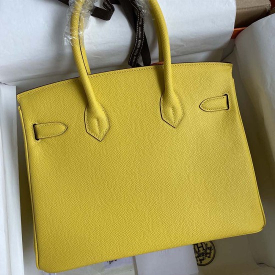 Hermes Birkin Lemon Yellow Epsom Leather