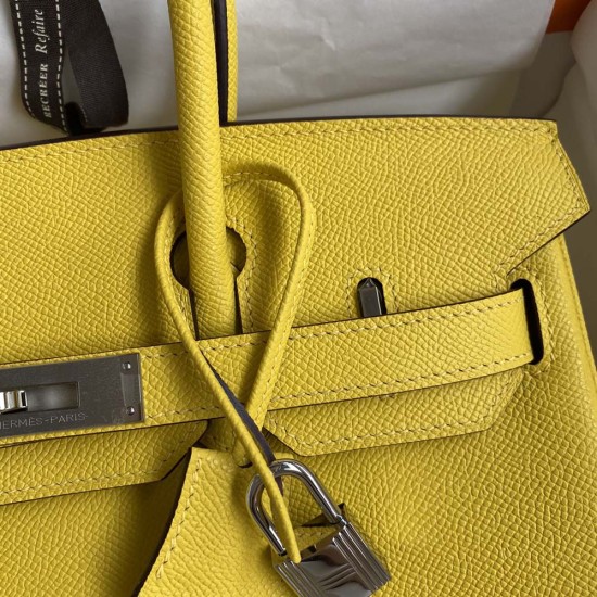 Hermes Birkin Lemon Yellow Epsom Leather