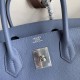 Hermes Birkin Agate Blue Epsom Leather