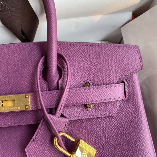 Hermes Birkin Anemone Purple Epsom Leather