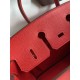 Hermes Birkin Red Togo Leather