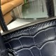 Hermes So Black Midnight Faubourg Birkin 20 Matte Alligator Handbag 3 Colors
