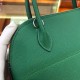 Hermes Bolide Velvet Green Epsom Leather