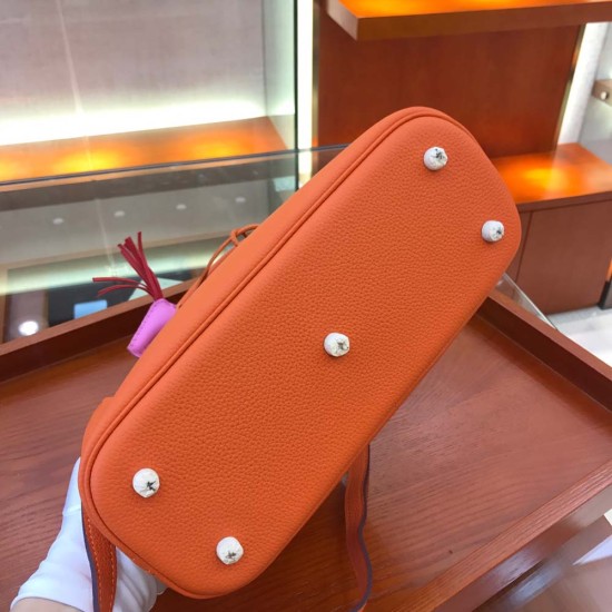 Hermes Bolide Orange Togo Leather