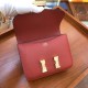 Hermes Constance Red Epsom Leather
