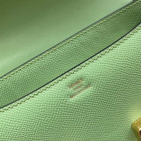 Hermes Constance Avocado Green Epsom Leather