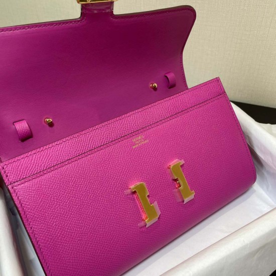Hermes Constance To Go Magnolia Pink Epsom Leather
