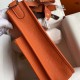 Hermes Evelyne Orange Pink TC Leather