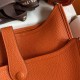 Hermes Evelyne Orange Pink TC Leather