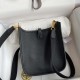 Hermes Evelyne Mini Black Togo Leather