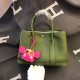 Hermes Garden Party Olive Green Togo Leather