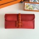 Hermes Jige Pouch with  Swift and Exotic Leather 6 Colors 29 CM