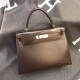 Hermes Kelly Coffe Box Leather