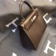 Hermes Kelly Coffe Box Leather