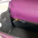 Hermes Kelly Anemone Purple And Black Togo Leather