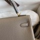Hermes Kelly Asphalt Grey Togo Leather