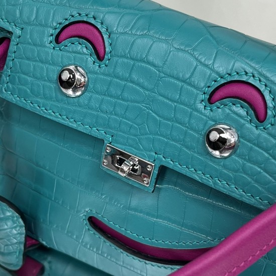 Hermes Kelly Doll Crocodile Leather 6 Colors