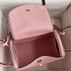 Hermes Lindy 3Q Pink Swift Leather 