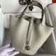 Hermes Picotin Pearl Grey TC Leather