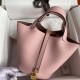 Hermes Picotin 3Q Pink TC Leather