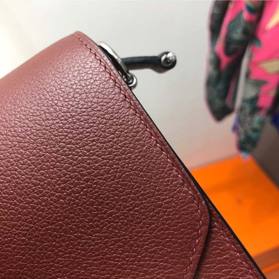 Hermes Roulis Rouge Hermes Evercolor Leather