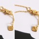 Chanel Coco Bracelet In Quilted Motif Gold And Diamond 3 Colors