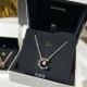 Chanel Coco Necklace in Quilted Motif And Yellow Gold Diamond 3 Colors