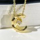 Chanel Coco Necklace in Quilted Motif And Yellow Gold Diamond 3 Colors