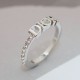 Dior Revolution Ring In Silver Finish Metal With White Crystals