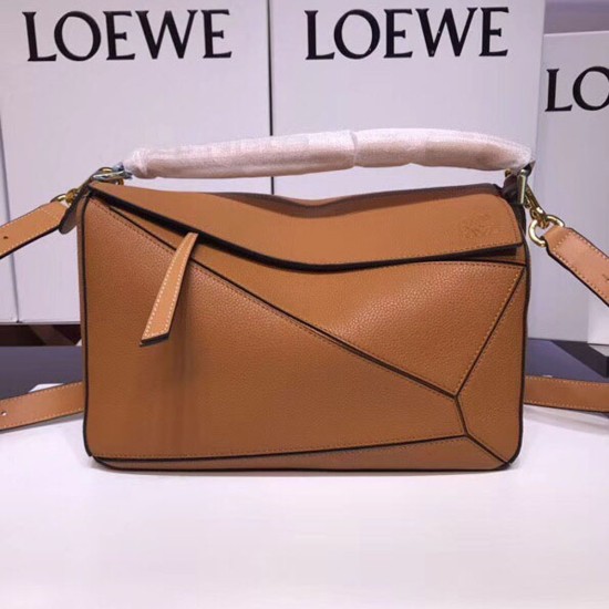 Loewe Medium Puzzle Bag In Soft Grained Calfskin