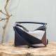 Loewe Small Puzzle Bag Multicolor In Soft Grained Calfskin