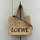 Loewe Font Tote in Raffia 2 Sizes