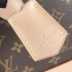 LV Alma BB In Monogram Coated Canvas And Smooth Cowhide Leather 2 Colors