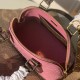 LV Alma BB Embossed Patent Calf Leather In Rose Pink Women Handbag