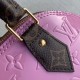 LV Alma BB Embossed Patent Calf Leather In Rose Pink Women Handbag