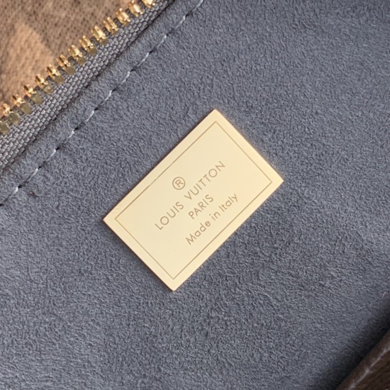 LV Alma BB Embossed Patent Calf Leather In Gold Women Handbag