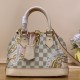 LV Alma BB Handbag In Damier Azur Canvas With Nautical Print of Ropes and Chains 23.5cm