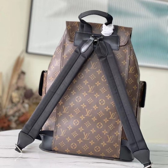 LV Christopher PM Backpack in Monogram Canvas And Cowhide Leather