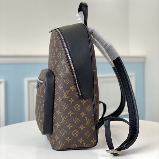 LV Josh Backpack in Monogram Macassar Coated Canvas And Cowhide Leather