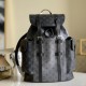 LV Christopher MM Backpack in Masculine Monogram Eclipse Coated Canvas And Eclipse Reverse Coated Canvas