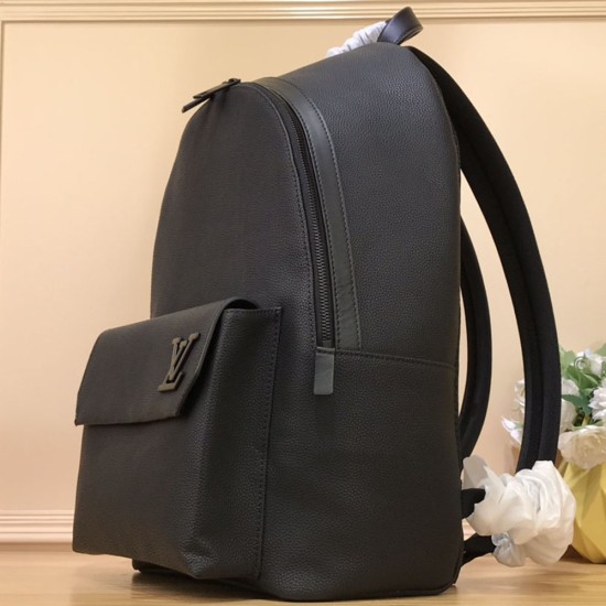 LV Aerogram Backpack In Grained Calfskin 3 Colors 43cm